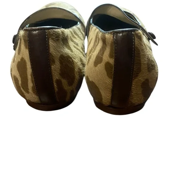 Kate Spade Flats Size 9½ Leopard Print Mary Jane Rounded Toe Chic - Picture 4 of 11